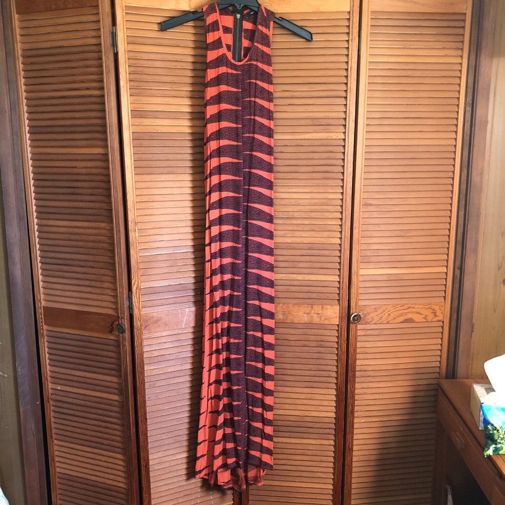 MANAOLA backless maxi dress, Nanaka print, Size M